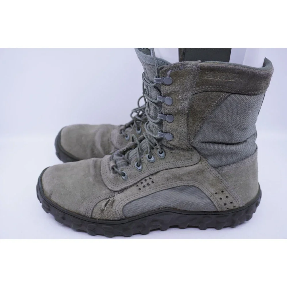 Rocky S2V Combat Boots Men's 13 Green USA Special Ops Tactical Military Leather